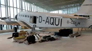 Die Junkers Ju 52 wurde 1932 in die Lufthansa Flotte aufgenommen – ein Exponat steht im „Lufthansa Group Hangar One“. Die Junkers Ju 52 wurde 1932 in die Lufthansa Flotte aufgenommen – ein Exponat steht im „Lufthansa Group Hangar One“.