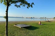Der Neusiedlersee.