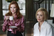 Rückblick: Während Lynette (Felicity Huffman, r.) sich mit dem Gedanken auseinandersetzten muss, wieder Mutter zu werden, versucht Bree (Marcia Cross, l.) sich erfolglos von Orson und alten Gewohnheiten zu lösen ... Rückblick: Während Lynette (Felicity Huffman, r.) sich mit dem Gedanken auseinandersetzten muss, wieder Mutter zu werden, versucht Bree (Marcia Cross, l.) sich erfolglos von Orson und alten Gewohnheiten zu lösen ...