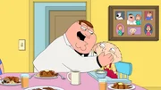 Peter Griffin (l.); Stewie Griffin (r.)