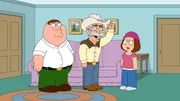 (v.l.n.r.) Peter Griffin; Wild West; Meg Griffin