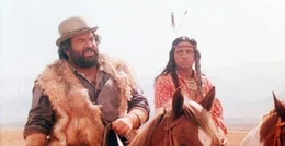 L-R: Buddy (Bud Spencer) und Girolamo / Eagle Eye (Amidou)