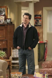 Dress" - When Cheryl offers Dana the use of her wedding gown, Jim and Andy try to cover up the fact that the dress was destroyed in a fiery sports celebration years ago, on "According to Jim," TUESDAY, FEBRUARY 22 (9:19-10:00 p.m., ET), on the ABC Television Network. (ABC/MICHAEL ANSELL) MITCH ROUSE