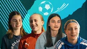 Liv, Pauline, Eriona und Chayenne (von links nach rechts) haben einen Traum: Sie wollen Profifu&szlig;ballerinnen werden