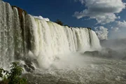 Landschaftsbild Iguaz&uacute;-Wasserf&auml;lle.