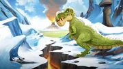Giganto ist endlich wieder frei und kann die Dino-Freunde nun wieder jeden Tag aufs Neue erschrecken.