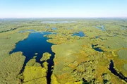 Donaudelta aus der Luft.