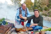 Gennaro Contaldo (l.), Jamie Oliver