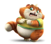 Metti kann sich aber auch mal f&uuml;rchten. Vor allem der fiese Nachbar Vincent hat es auf ihn abgesehen..