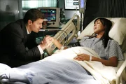 Booth (David Boreanaz, l.); Camille Saroyan (Tamara Taylor, r.)