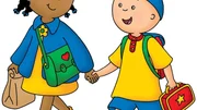 Caillou (re.) und seine Freundin Clementine.