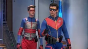 L-R: Henry Hart (Jace Norman), Captain Man / Ray Manchester (Cooper Barnes)