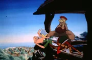 Die R&ouml;mer entf&uuml;hren die wundersch&ouml;ne Falbala, um sie an C&auml;sars Geburtstag den L&ouml;wen im Circus Maximus zum Fra&szlig; vorzuwerfen.