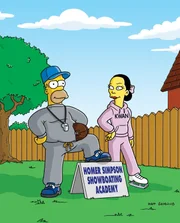 Homer (l.) hat das Interesse der Sportwelt auf sich gezogen ... Homer (l.) hat das Interesse der Sportwelt auf sich gezogen ...