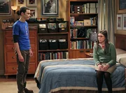 Ihre Beziehung nimmt eine unerwartete Wendung: Sheldon (Jim Parsons, l.) und Amy (Mayim Bialik, r.) ...