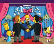 Um den Tourismus in Springfield wieder anzukurbeln, hat Lisa (r.) eine gute Idee. Bart (l.), Homer (2.v.r.) und Maggie (2.v.l.) sind nat&uuml;rlich mit dabei ...