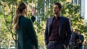 Lucifer (Tom Ellis), Chloe (Lauren German) Lucifer (Tom Ellis), Chloe (Lauren German)