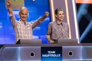 Die Kandidaten vom Team "Hauptrolle" Christoph Maria Herbst (l.) und Christiane Paul (r.)