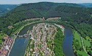Neckarschleife bei Hirschhorn im Odenwald.