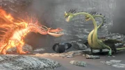 "Dragons - Die Reiter von Berk", "Alvin der Heimt&uuml;ckische." Jemand auf Berk hat s&auml;mtliche Waffen verschwinden lassen. Leider ist es Hicks unm&ouml;glich, zu beweisen, dass Mehltau dahintersteckt. Ausgerechnet jetzt landet Alvin der Heimt&uuml;ckische mit seinen M&auml;nnern auf Berk. Er hat von den Taten des Drachenbezwingers Hicks geh&ouml;rt und will ihn entf&uuml;hren. Als Alvin Geiseln nimmt, gibt sich Hicks schlie&szlig;lich freiwillig zu erkennen und wird von Alvin gefangengenommen. Aber Hicks hat einen Plan.