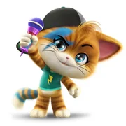 Lampo liebt es, mit seinen Bandkollegen zu musizieren.