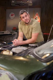 Ant Anstead Working on Opel Engine.