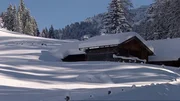 H&uuml;tte im Winter im Lechtal