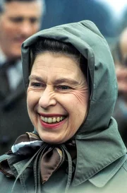 Queen Elizabeth II. zu Besuch bei der Windsor Horse Show, Mai 1975.