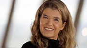 Schauspielerin Anke Engelke im K&ouml;lner Fernsehturm Colonius.