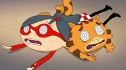 Beim Kampf gegen das Verbrechen geben Mirette (l) und Jean Cat alles.