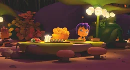 Violetta, Majas Erzkonkurrentin bei den Honigspielen, schmiedet finstere Pl&auml;ne.