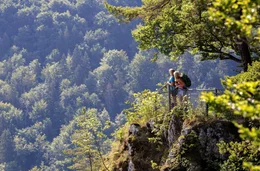Bei einer Wanderung auf dem Donauberglandweg locken traumhafte Ausblicke und einzigartige Landschaften mit intakter Natur.