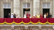 William & Kate nach der Hochzeit am Balkon des Buckingham Palace.