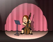 Bei Megs Cellokonzert lauscht Peter als einziger Zuh&ouml;rer. Doch dann wird er von Quagmire angerufen ?