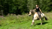 Ihre Pferde liebe sie, weil sie sie zwingen w&uuml;rden, im jetzt zu leben.