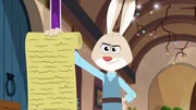 Anton hat es schwarz auf wei&szlig;: An der Rabbit Academy gibt es enorm viele Regeln!
