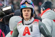 Lucas Braathen (BRA) ist w&auml;hrend der Er&ouml;ffnung des FIS Alpinen Skiweltcups am Rettenbachferner in S&ouml;lden, &Ouml;sterreich, am 26. Oktober 2025 zu sehen.