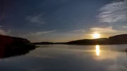 Abendstimmung an der Dh&uuml;nntalsperre.