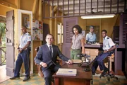 (v.li.): John-Jules (Officer Dwayne Myers), Ben Miller (Det. Insp. Richard Poole), Sara Martins (Det. Serg. Camille Bordey), Lenora Crichlow (DS Lily Thomson), Gary Carr (Officer Fidel Best).