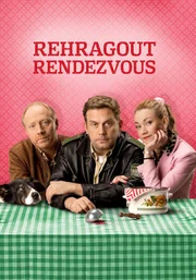 Kinoplakat. Von links: Hund Hinkelotta (Xaver), Rudi Birkenberger (Simon Schwarz), Franz Eberhofer (Sebastian Bezzel) und Susi (Lisa Maria Potthoff) Weiteres Bildmaterial finden Sie unter www.br-foto.de.