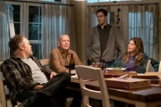 v.li.: Vincent D'Onofrio, Bruce Willis, Eli Roth, Camila Morrone