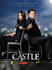(3. Staffel) - K&ouml;nnen weder mit noch ohne einander: Richard Castle (Nathan Fillion, r.) und Kate Beckett (Stana Katic, l.)