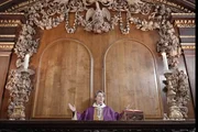 Kirchenrektorin Lucy Winkett in der Kirche St James Piccadilly, London.