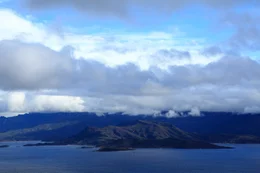 Tasmanien ist heute das letzte St&uuml;ck Land vor dem n&auml;chstfolgenden Kontinent, der Antarktis. Hier erneut der Blick auf den Southwest-Nationalpark Tasmaniens