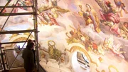Elena Holzhausen, Karl Hohenlohe; Karlskirche innen.
