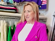 Kandidatin Lydia; Motto in Augsburg: Viva Magenta! Zaubere ein angesagtes Outfit mit der neuen Trendfarbe! Tag 3: Lydia