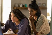 Storm Reid (June), Megan Suri (Veena).