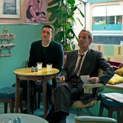 Will Davenport (Tom Brittney, l.), DI Geordie Keating (Robson Green, r.)