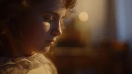 Maria Anna Mozart (Chloe Brown) als Kind.