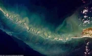 Ram Setu aus dem Weltall